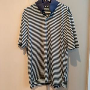 Vineyard vines men’s polo, green and blue size L